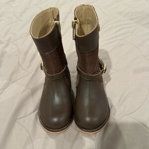 Janie and Jack Brown Leather Riding Boot